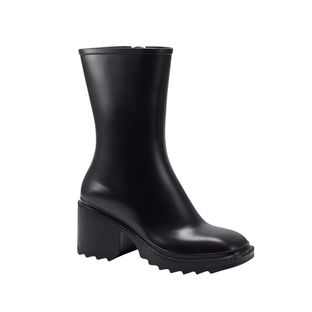 INC Women's Everett Rain Boots Black Size 7